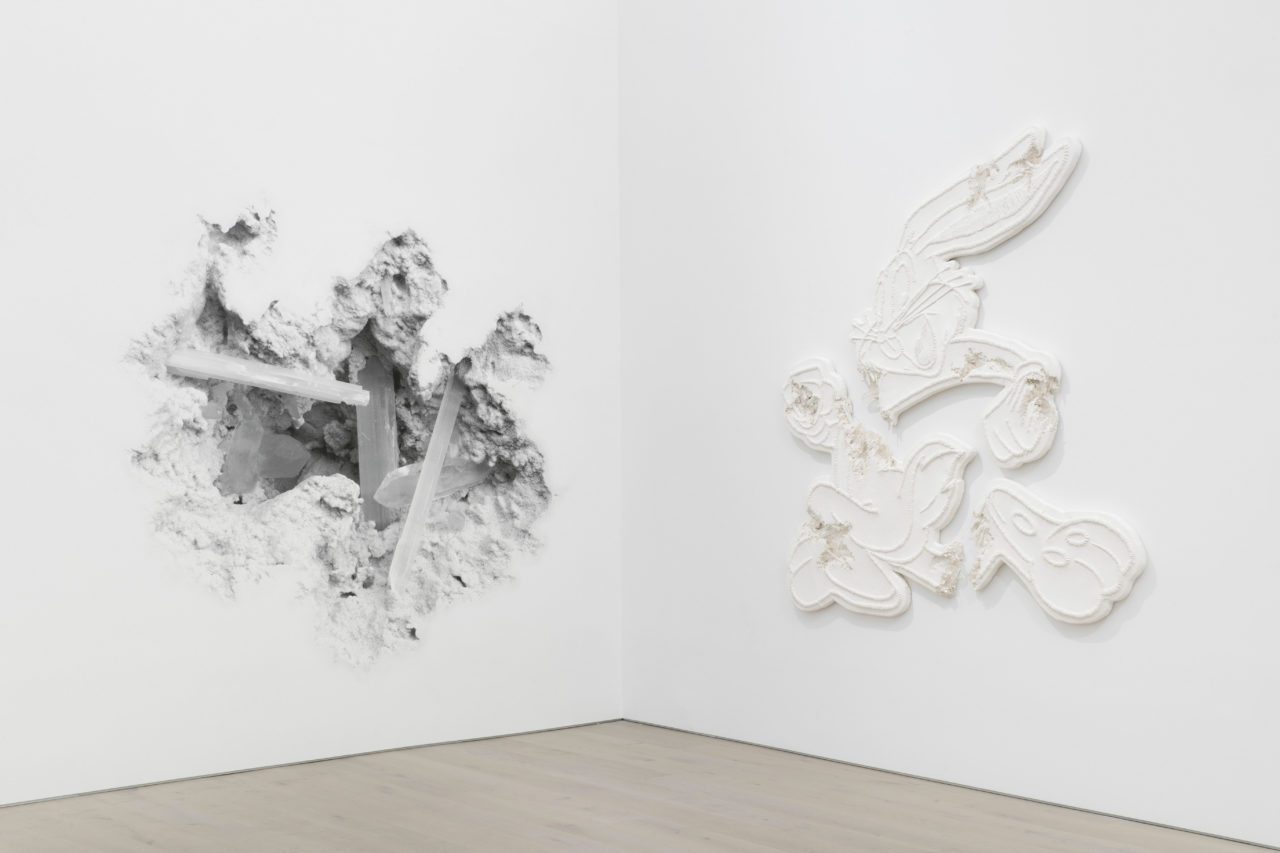 Selenite Erosion at Daniel Arsham's 3018 — Calico Wallpaper