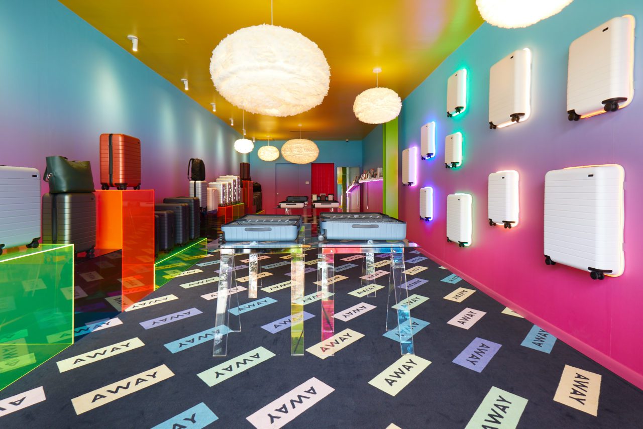 Away Luggage Dallas Pop Up — Calico Wallpaper