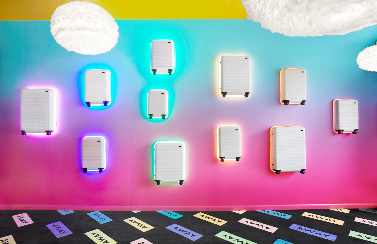 Away Luggage Dallas Pop Up — Calico Wallpaper