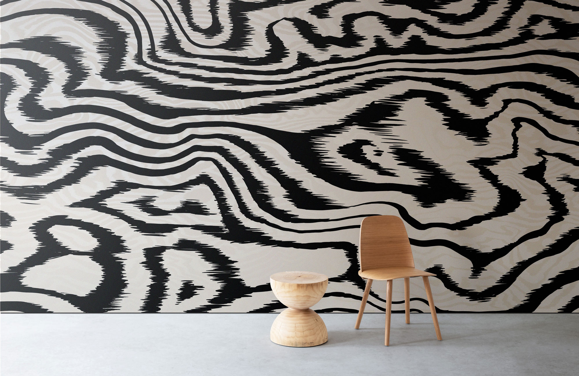 Heartwood — Calico Wallpaper